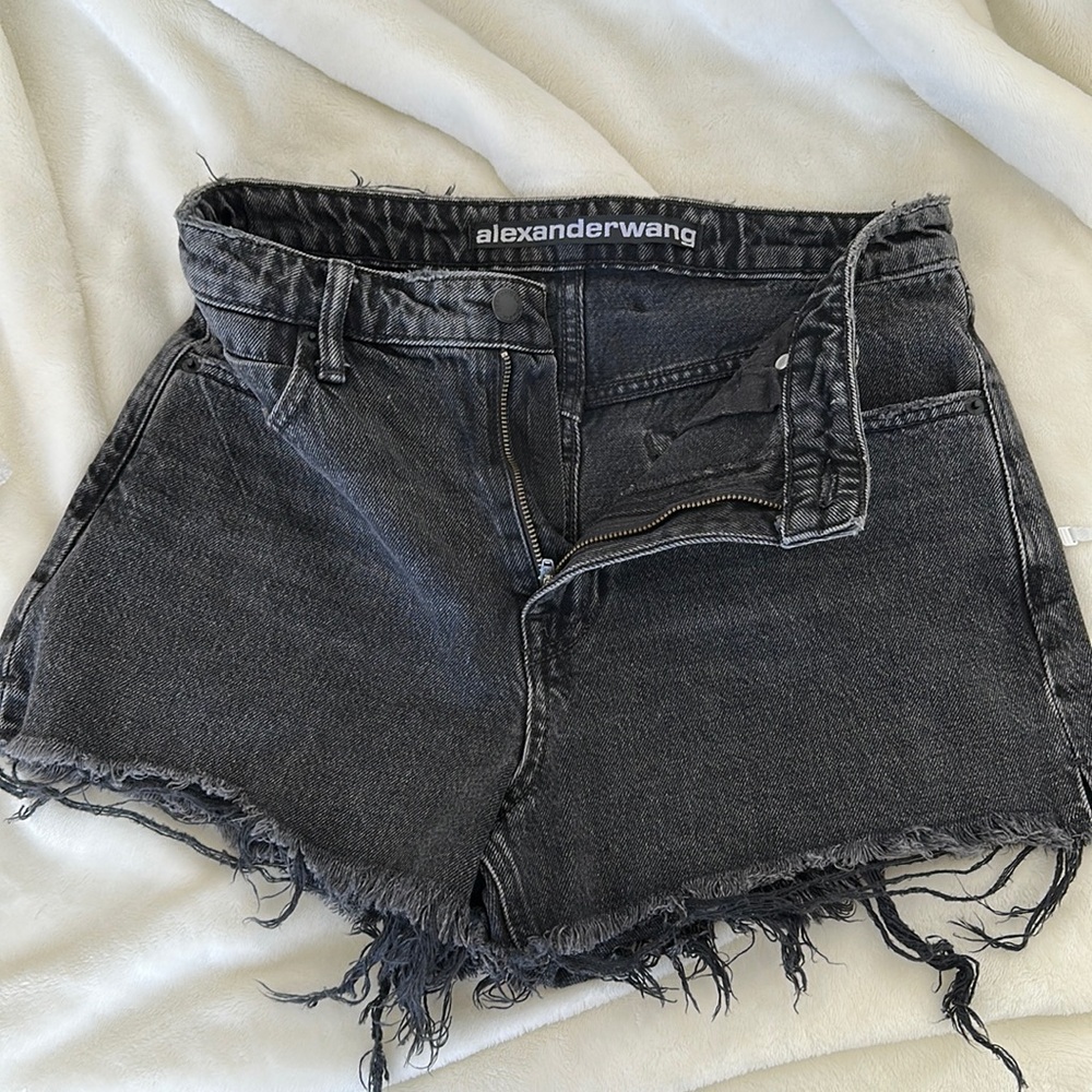 Alexander Wang bite high rise shorts size 27
